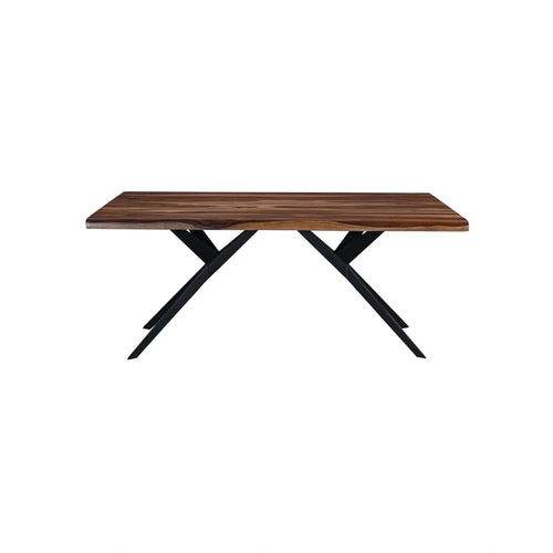 72" Natural Live Edge Wood Dining Table Seats 6 to 8