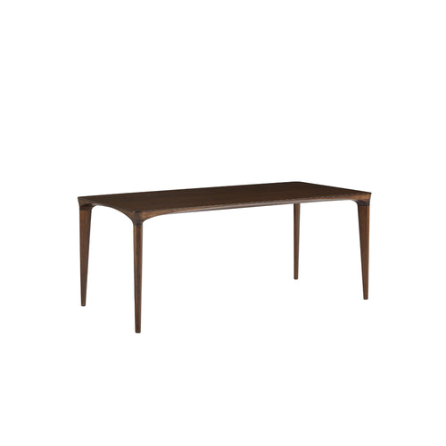 Solid Bamboo Dining Table, Black Walnut - Marseilles Dining Table 72" by Greenington