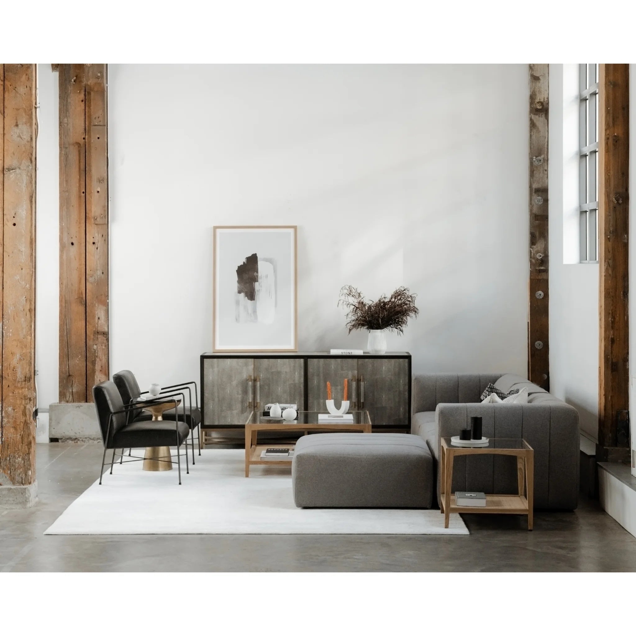 76" Grey Sideboard (VL-1048-15) by Moe's Home Collection image 3