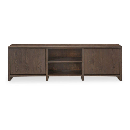 79" Dark Brown Oak TV Console (HN-1008-03) by Moe's Home Collection