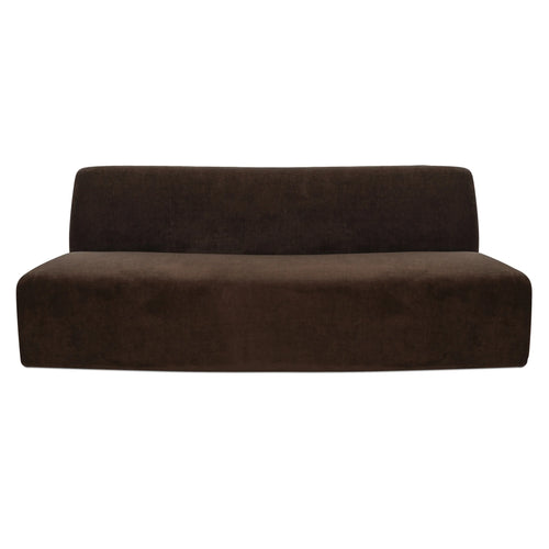 81" Dark Brown Convex Modular Sofa (OA-1093-20) by Moe's Home Collection
