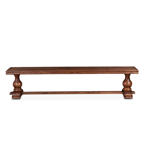 82" Brown Wood Dining Bench for Dining Table