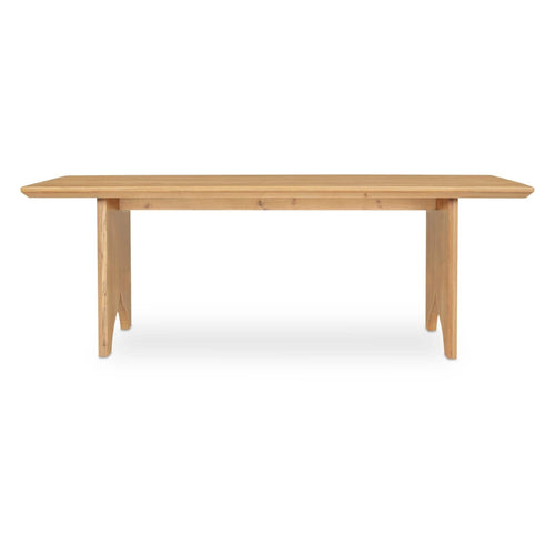 86" Natural Oak Dining Table (QM-1015-24-0) by Moe's Home Collection
