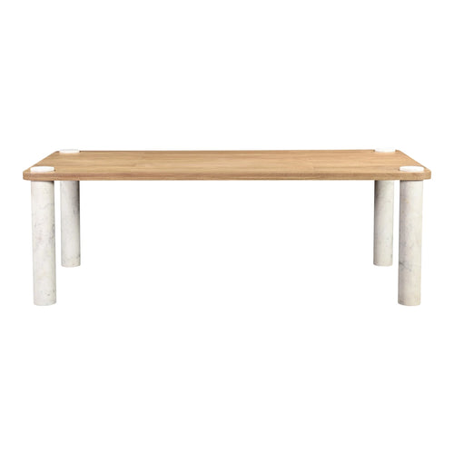 88" Natural White Marble Leg Dining Table (JD-1049-18-0) by Moe's Home Collection