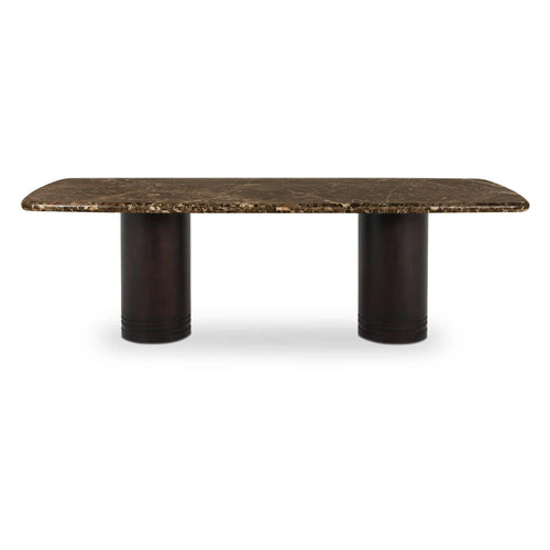 96" Dark Brown Marble Dining Table (GK-1152-20-0) by Moe's Home Collection