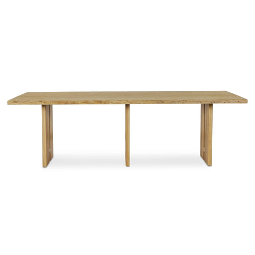 96" Natural Oak Character Dining Table with Trestle Legs (QM-1009-24-0) by Moe's Home Collection