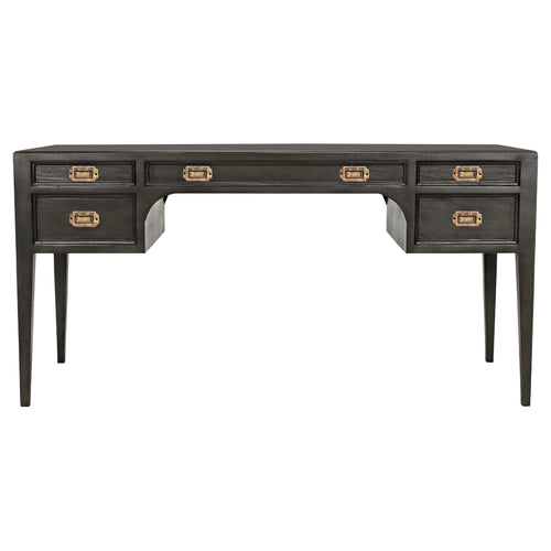 Africa Desk in Pale by Noir (GDES174P)