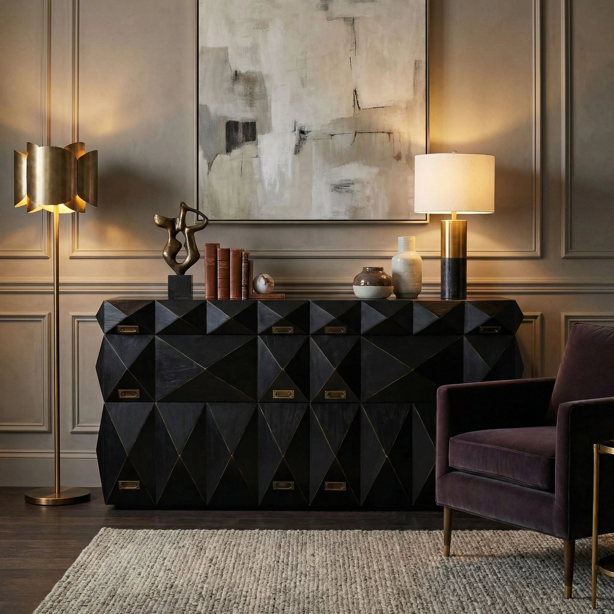 Noir Allegra Dresser - Thumbnail 5