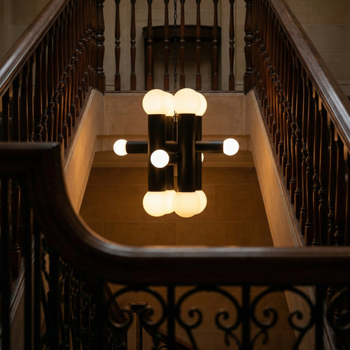 Amadeus Chandelier in Matte Black by Noir (PZ034MTB)