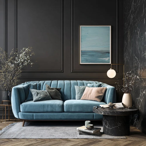 Art Deco Sofas * Couches For Moody Living Rooms