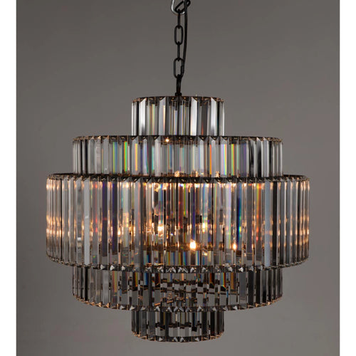 Axa Chandelier in Matte Black by Noir (PZ027MTB)