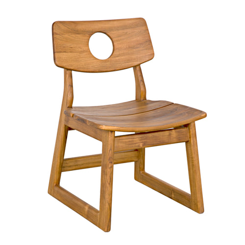 Buraco Chair in Clear coat Satin Gloss by Noir (AE-221T)