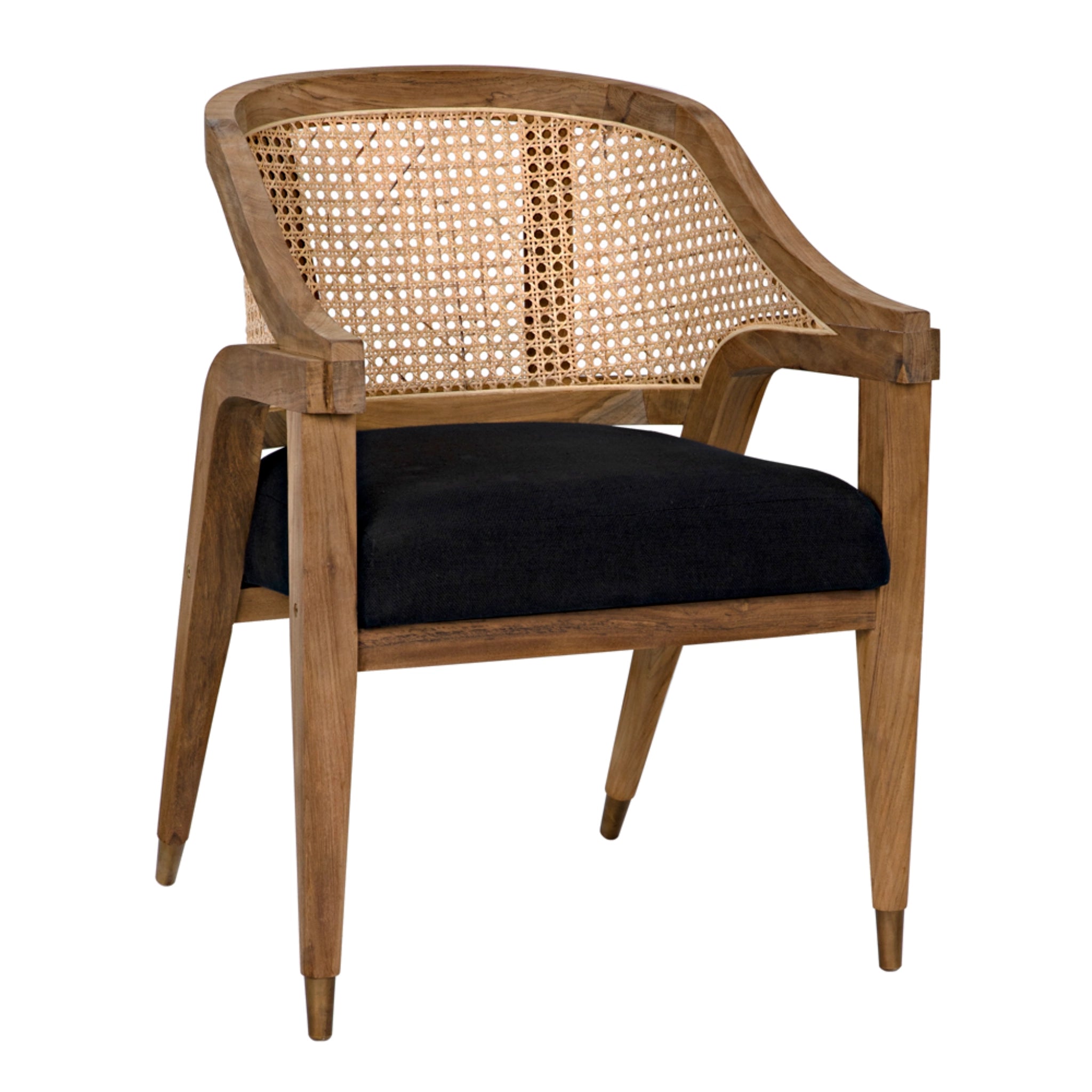 ちゃーくろ Chloe Chair in Waxed by Noir (GCHA283T)