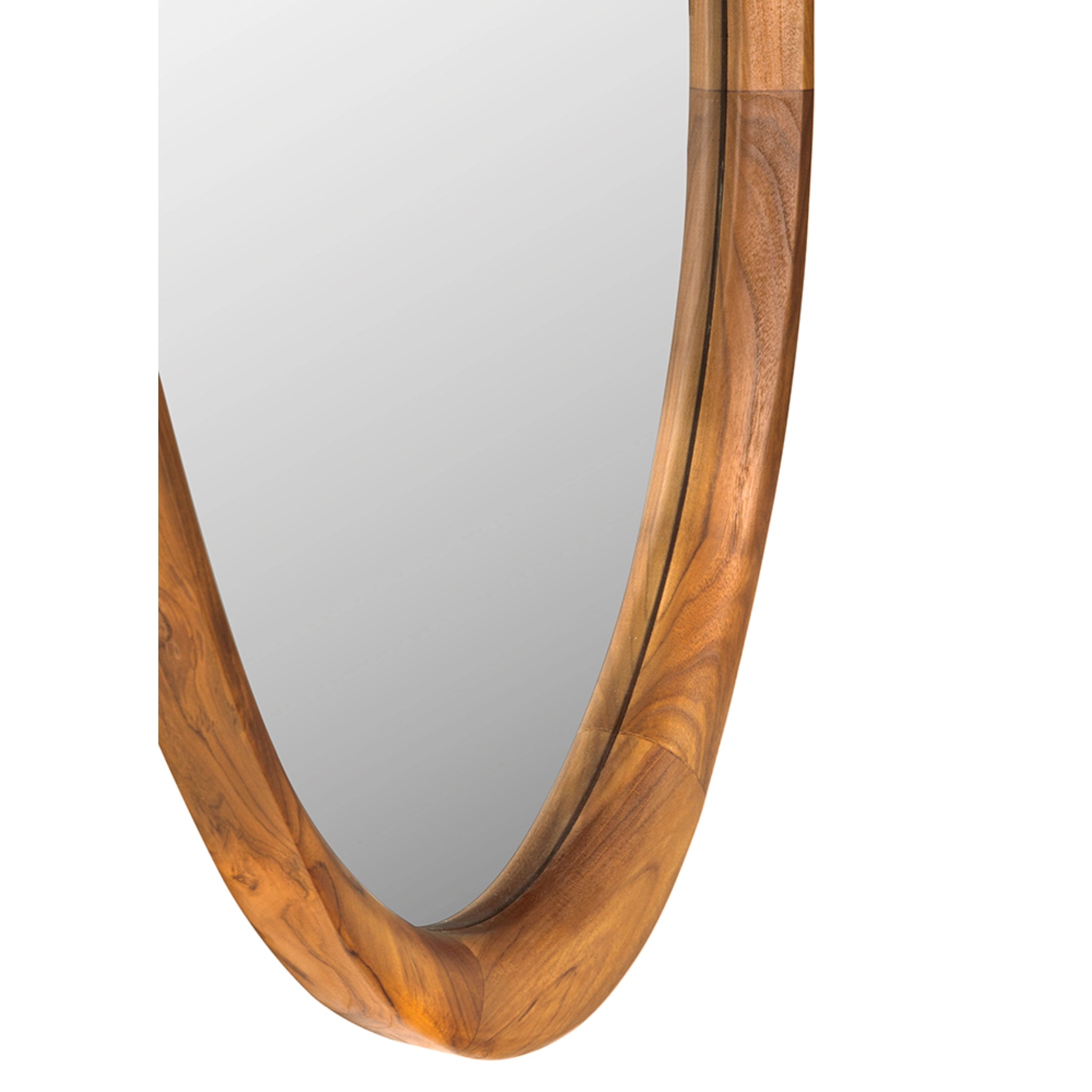 Chloe Mirror In Clear Coat Flat By Noir Eg 32T 6