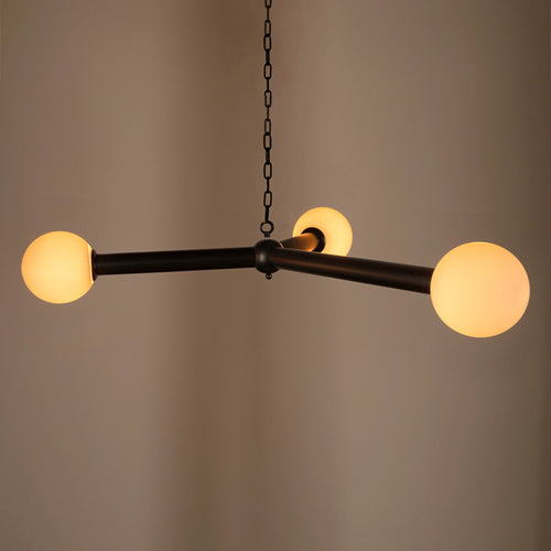 Clemenza Chandelier in Matte Black by Noir (PZ046MTB)
