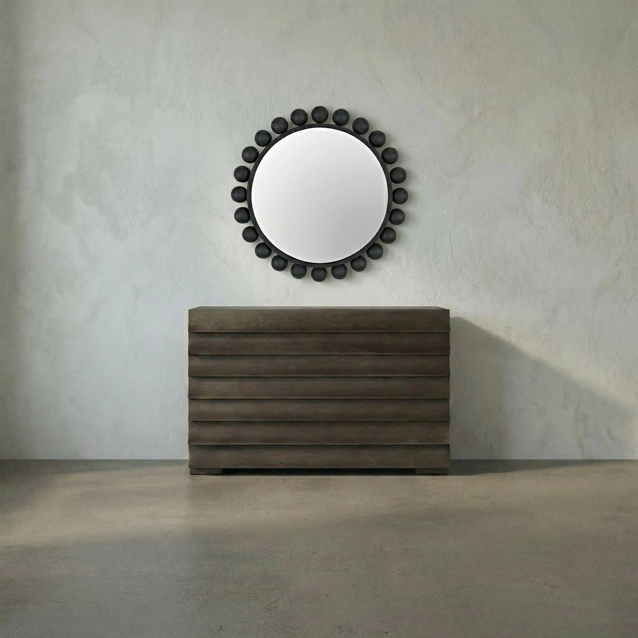 Cooper Mirror In Matte Black By Noir Gmir147Mtb 12