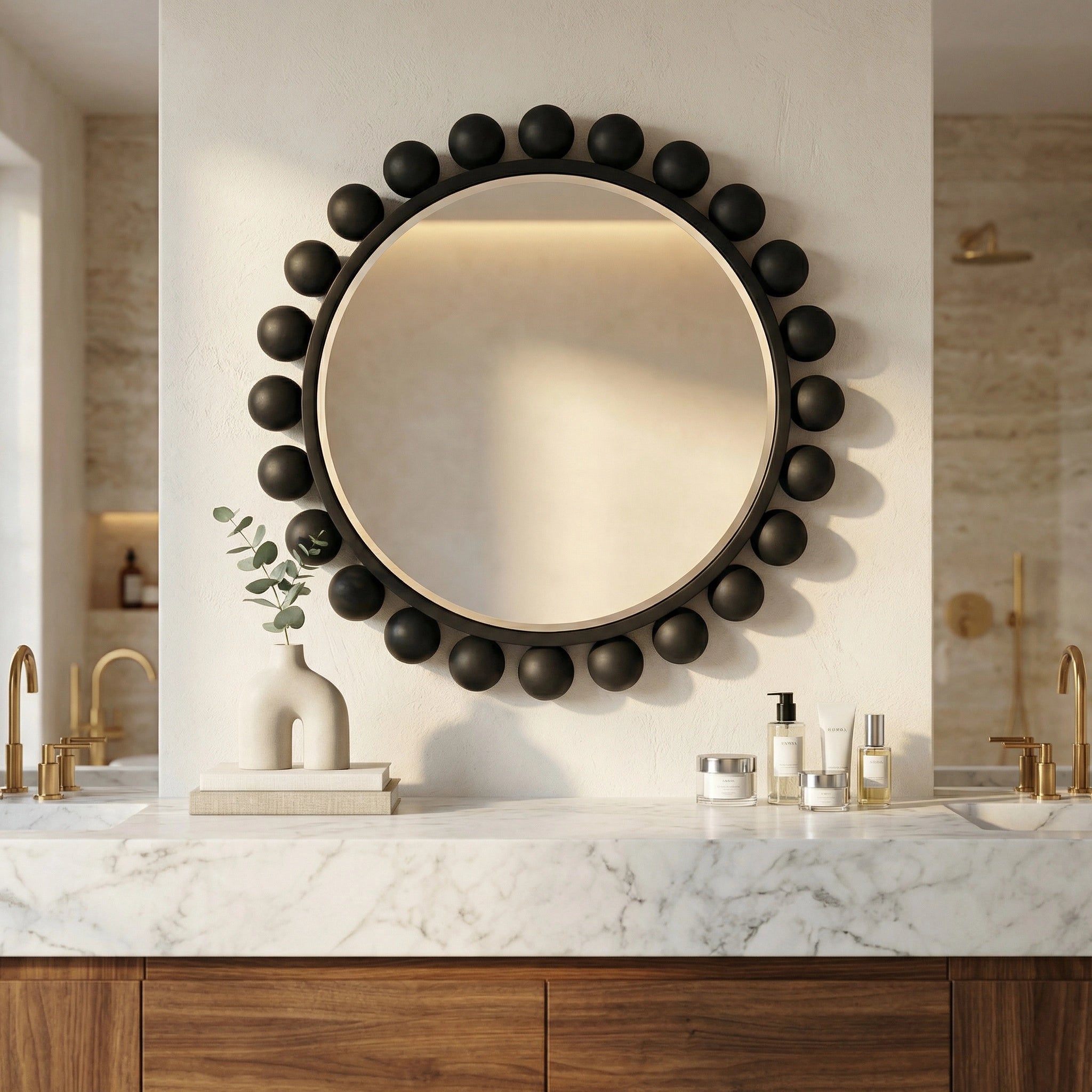 Cooper Mirror In Matte Black By Noir Gmir147Mtb 11