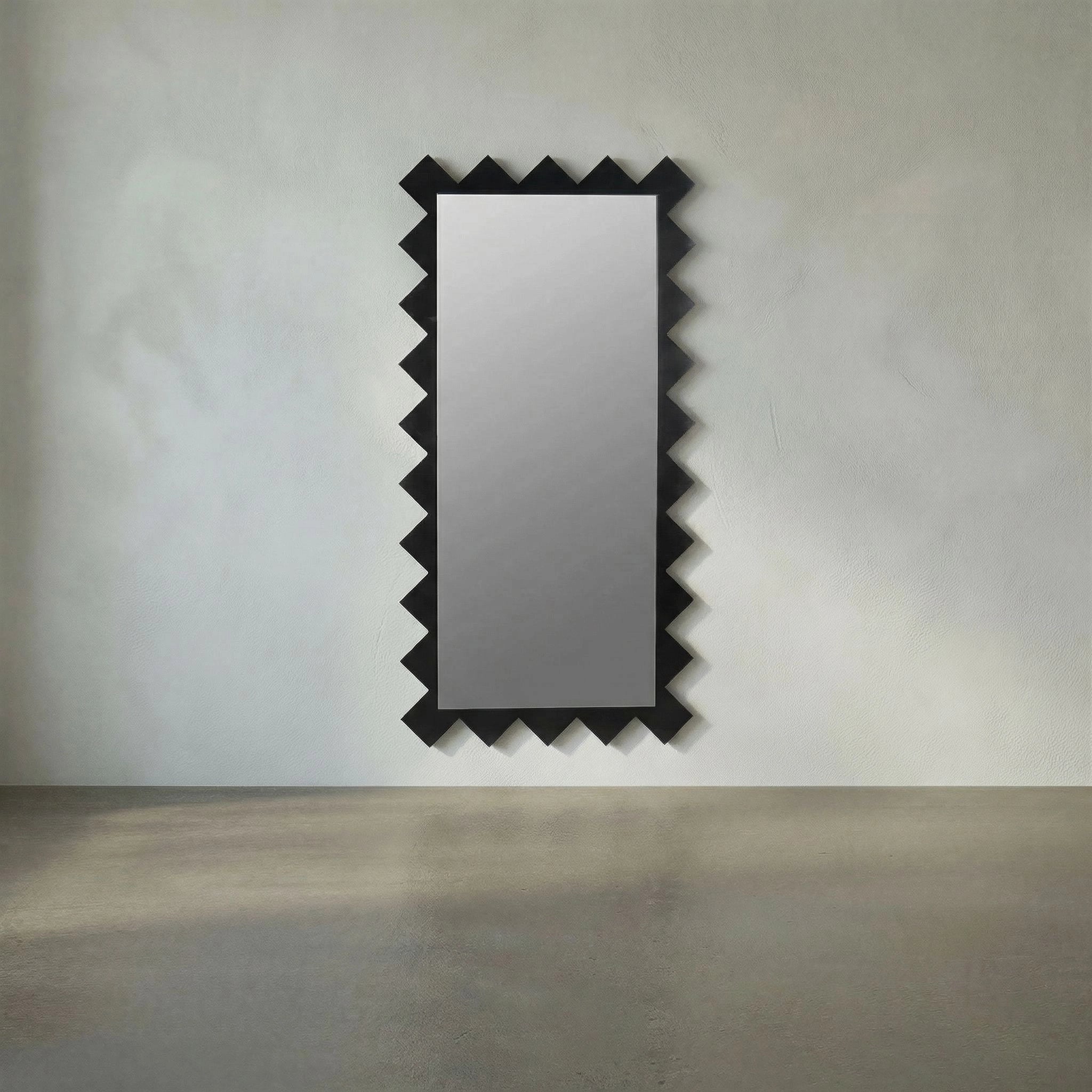 Didier Mirror In Matte Black By Noir Gmir184Mtb 10