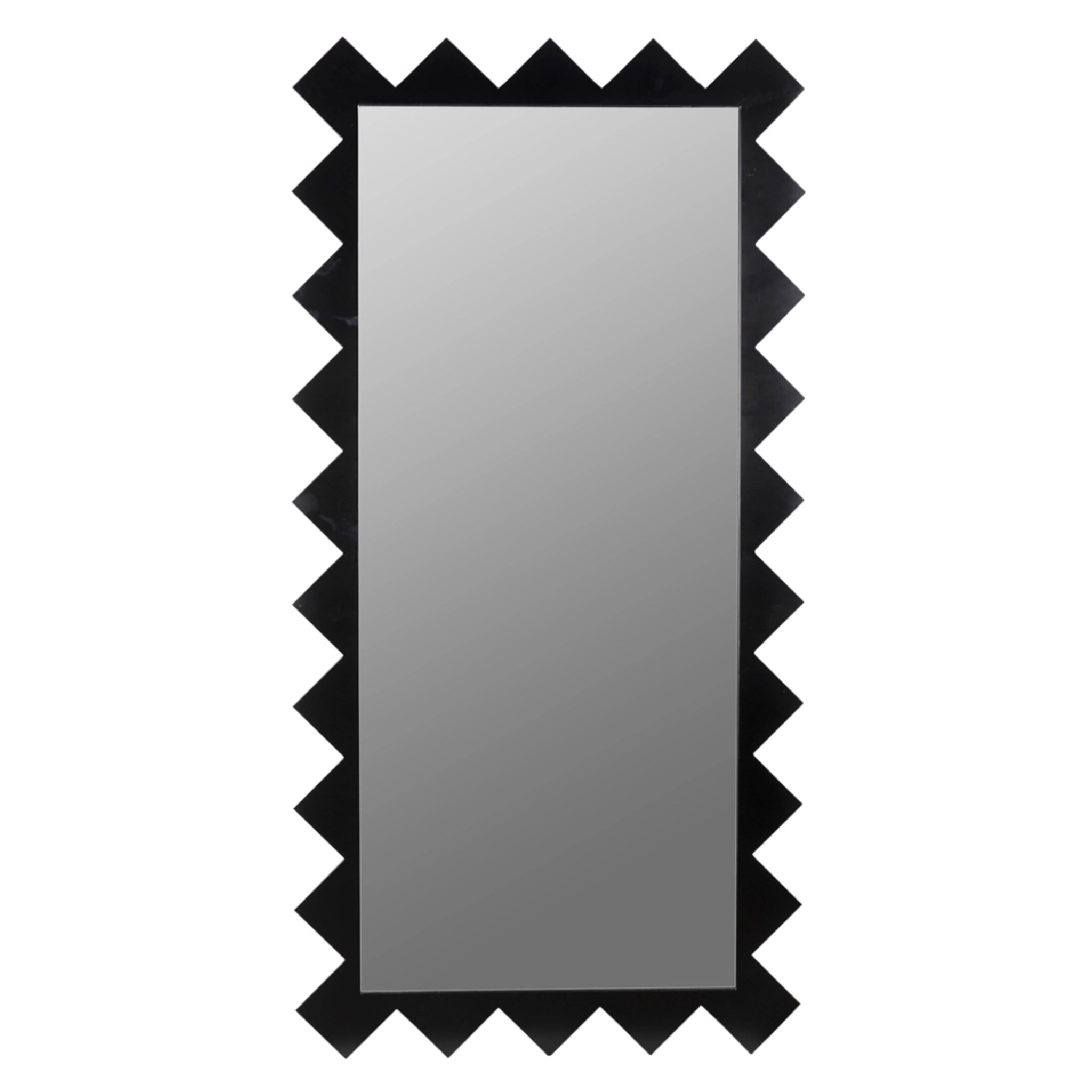 Didier Mirror In Matte Black By Noir Gmir184Mtb 3