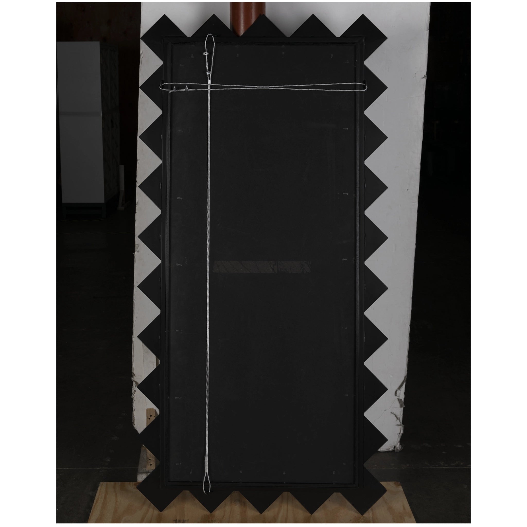 Didier Mirror In Matte Black By Noir Gmir184Mtb 6