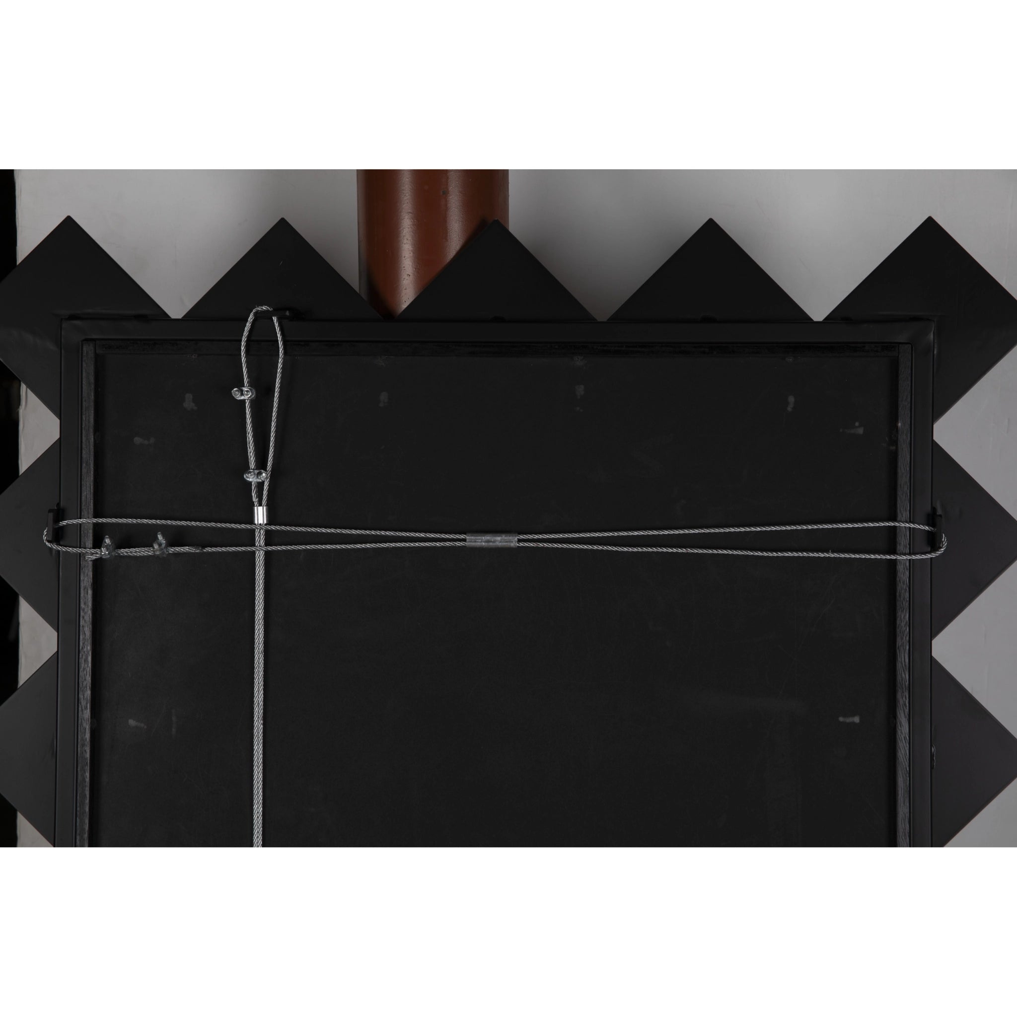 Didier Mirror In Matte Black By Noir Gmir184Mtb 7