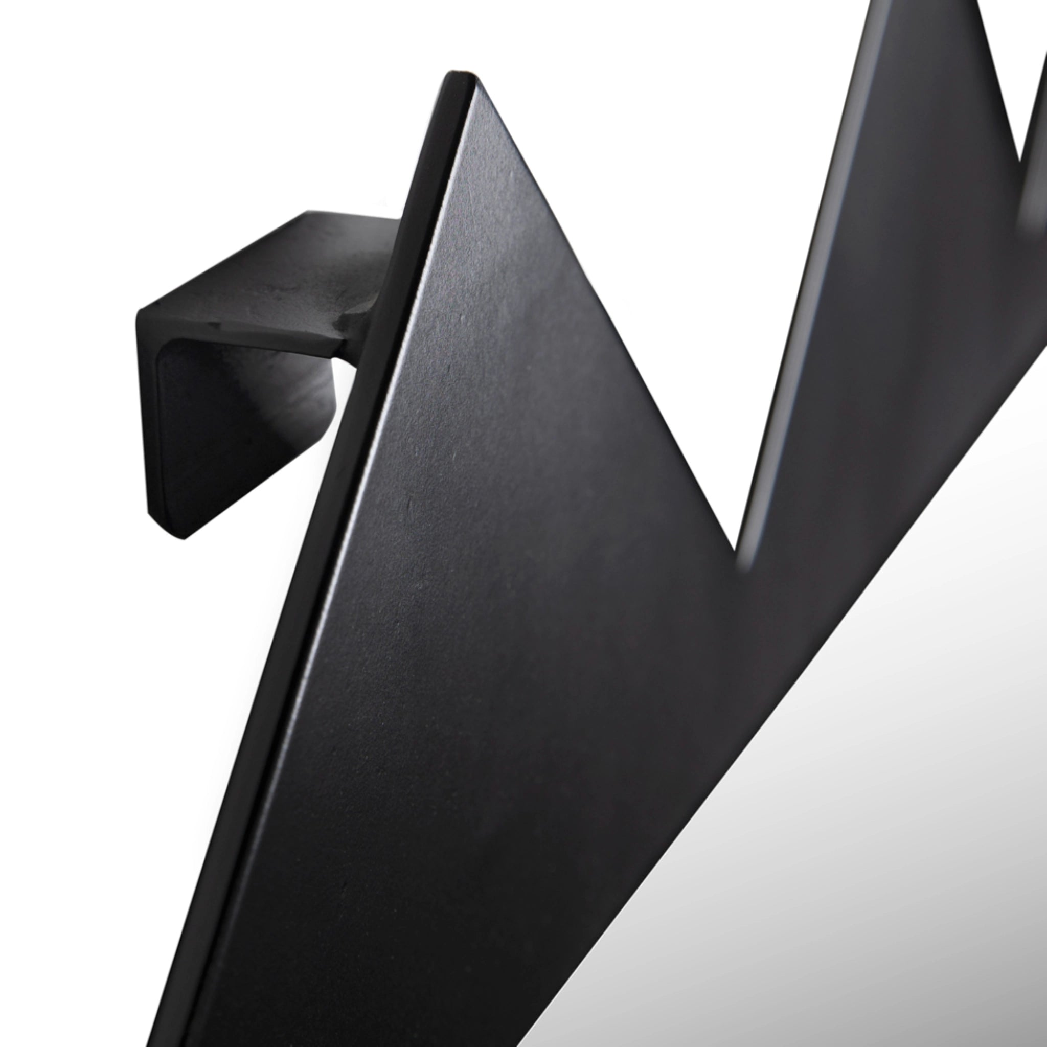 Didier Mirror In Matte Black By Noir Gmir184Mtb 9