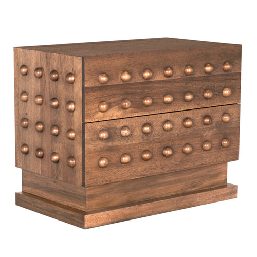 39.5" Dark Walnut Small Sideboard Cabinet
