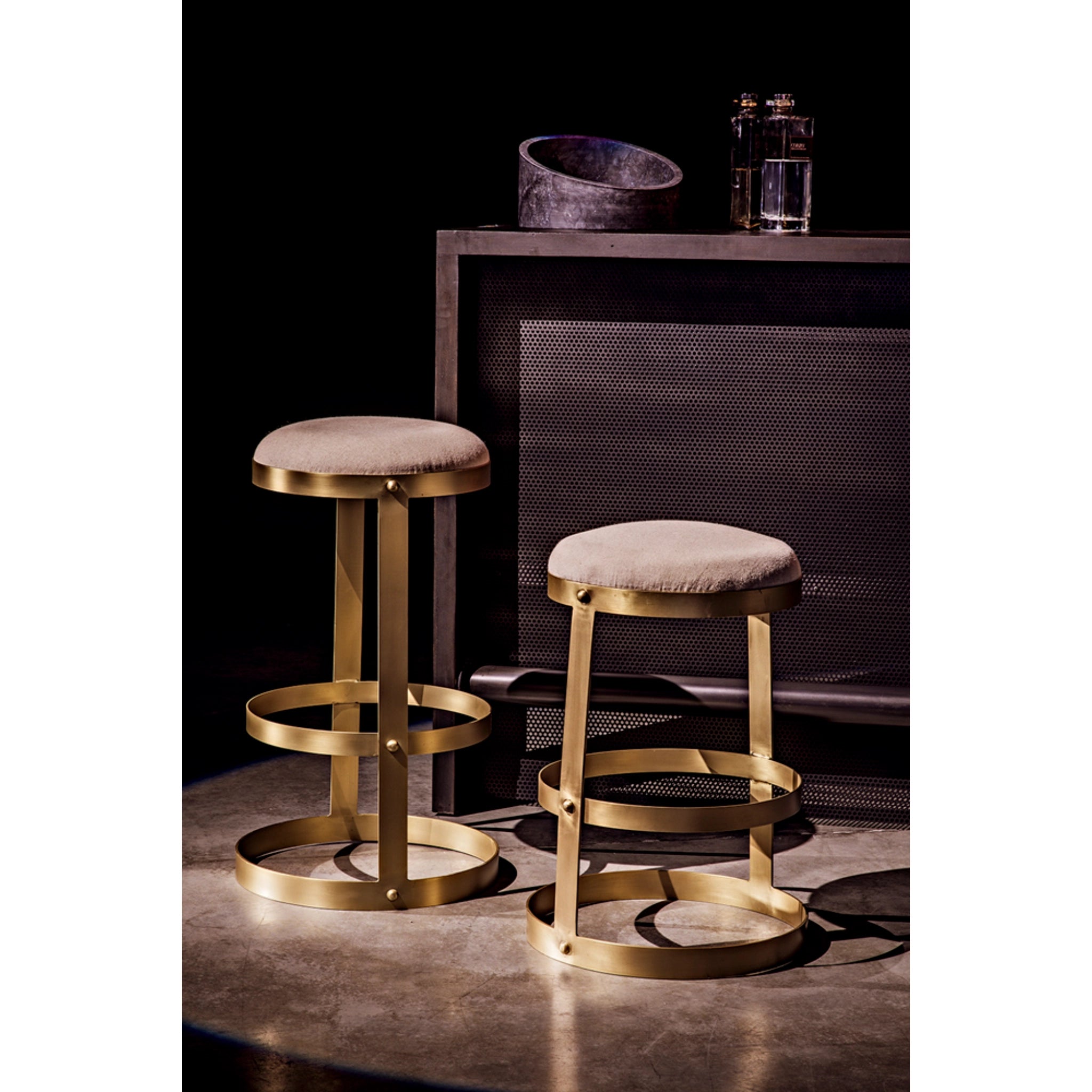 Noir Dior Bar Stool