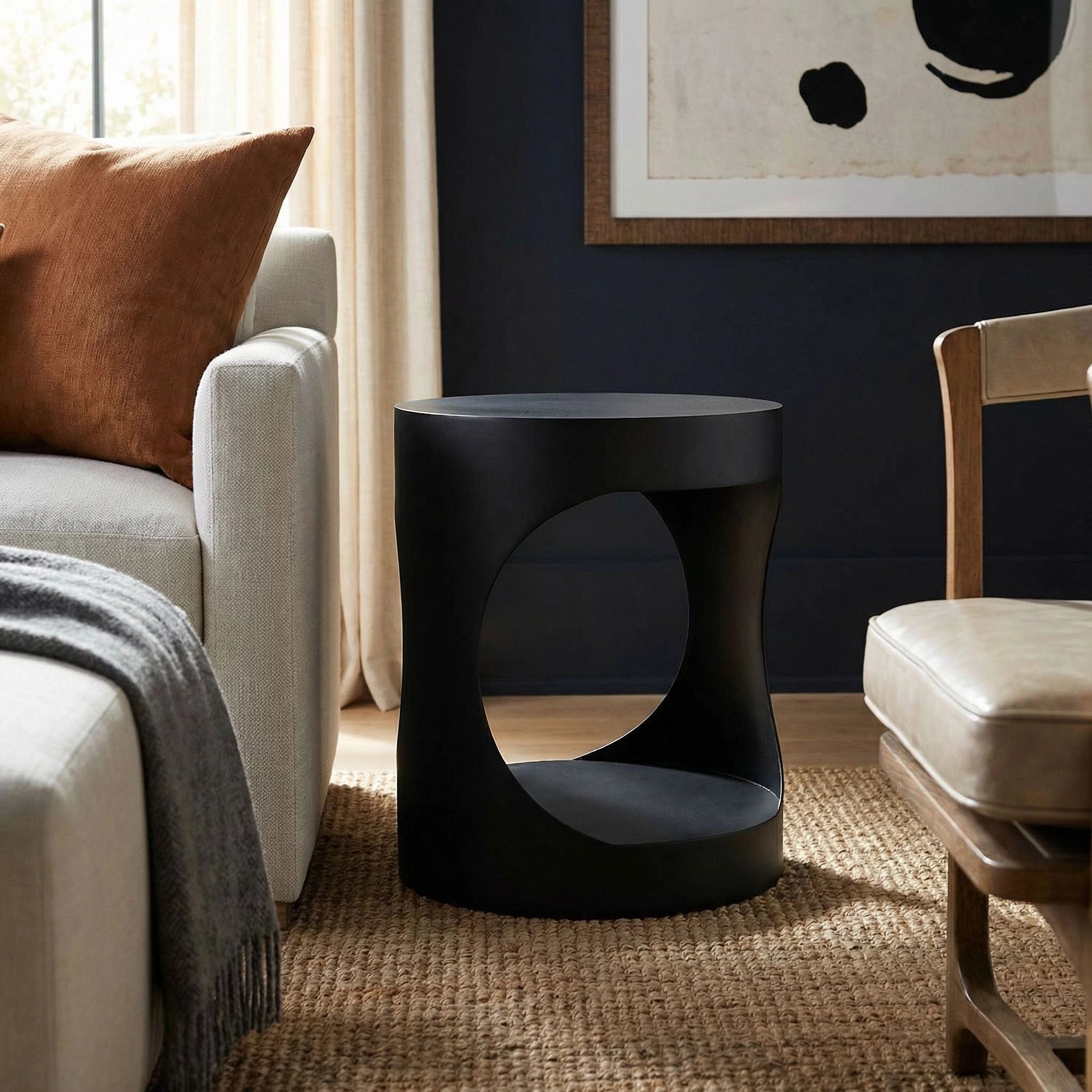 Noir Eclipse Side Table - Thumbnail 2