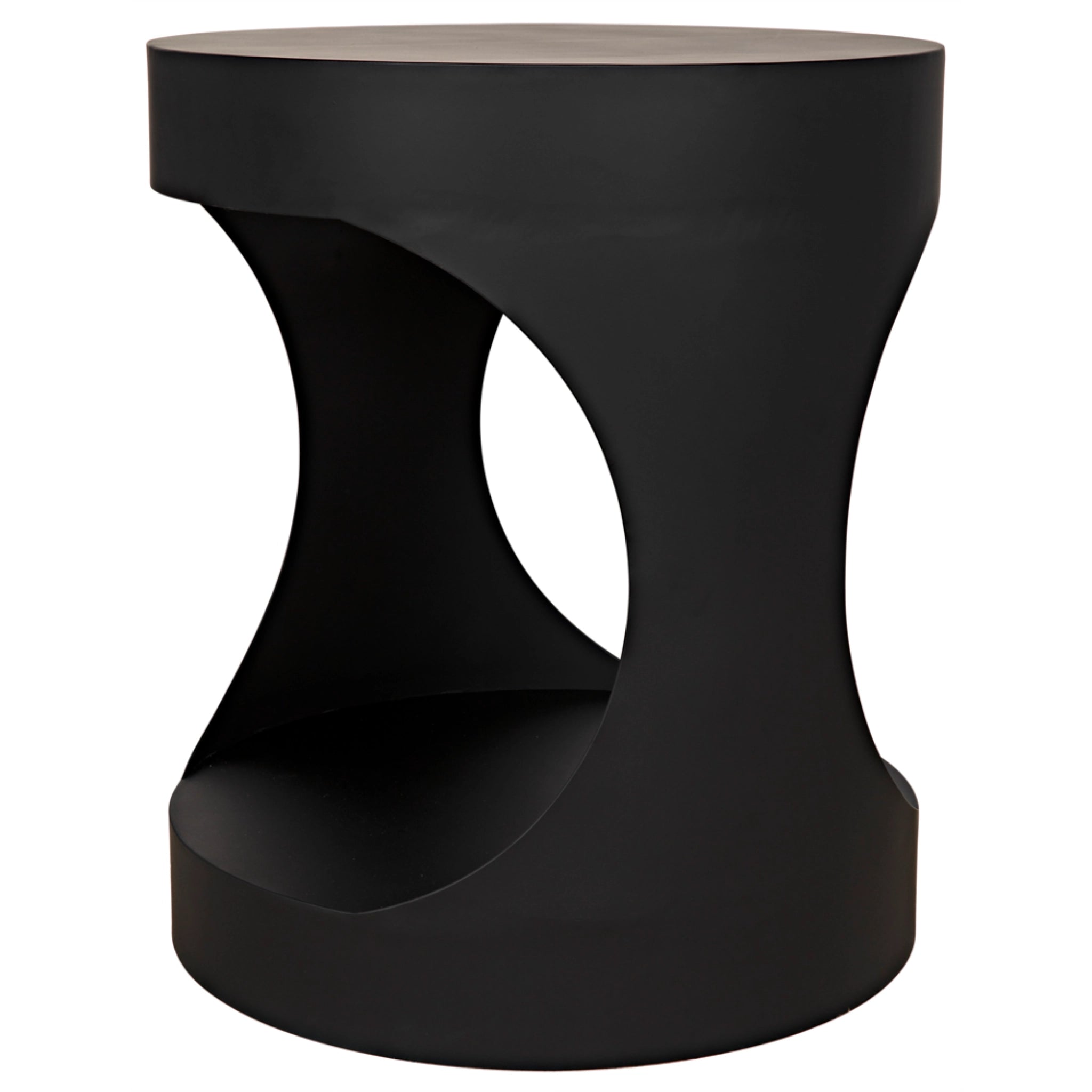 Noir Eclipse Side Table