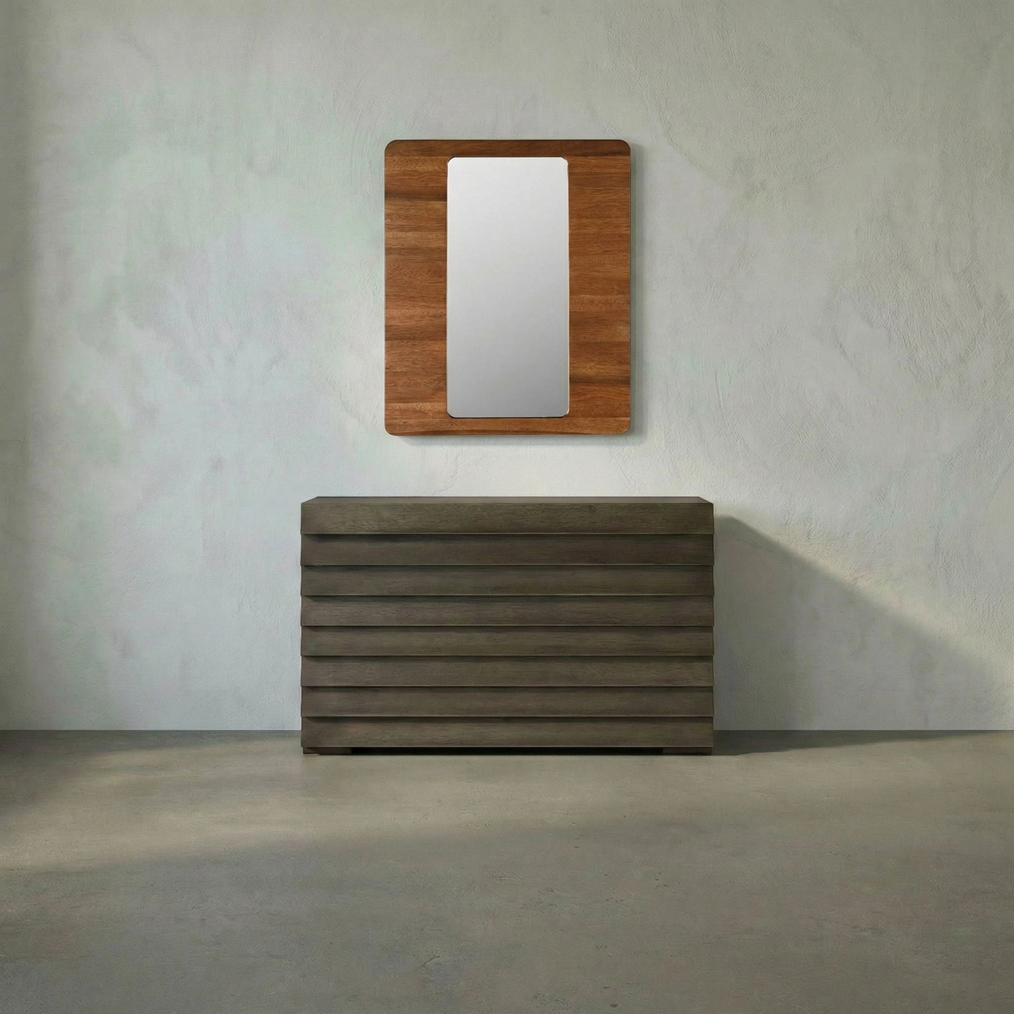 Franklin Mirror A In Dark Walnut By Noir Gmir187Dw 8