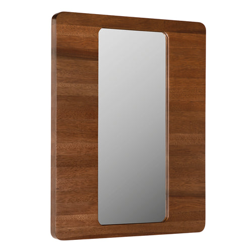 Franklin Mirror A in Dark Walnut by Noir (GMIR187DW)