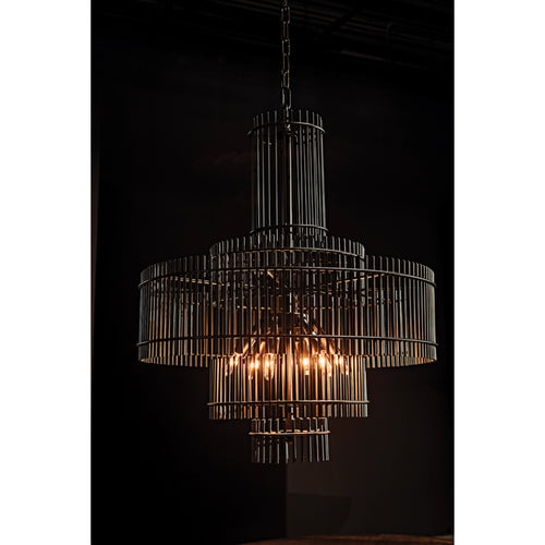 Ghost Chandelier in Matte Black by Noir (PZ022MTB)