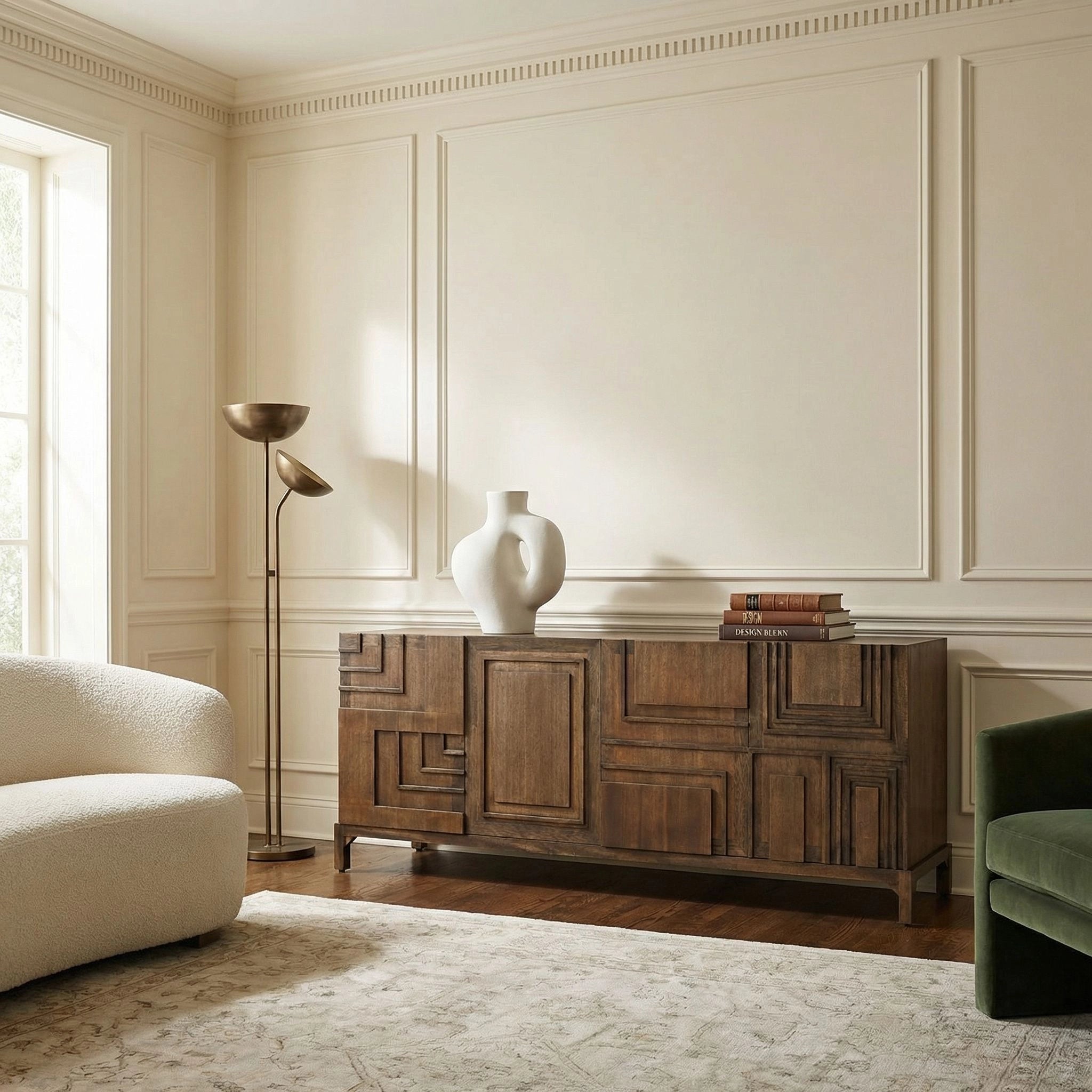 Holden Sideboard in Dark Walnut by Noir (GCON367DW)