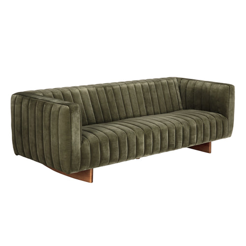 Khann Sofa in Green by Noir (LEA-AS004VEL)
