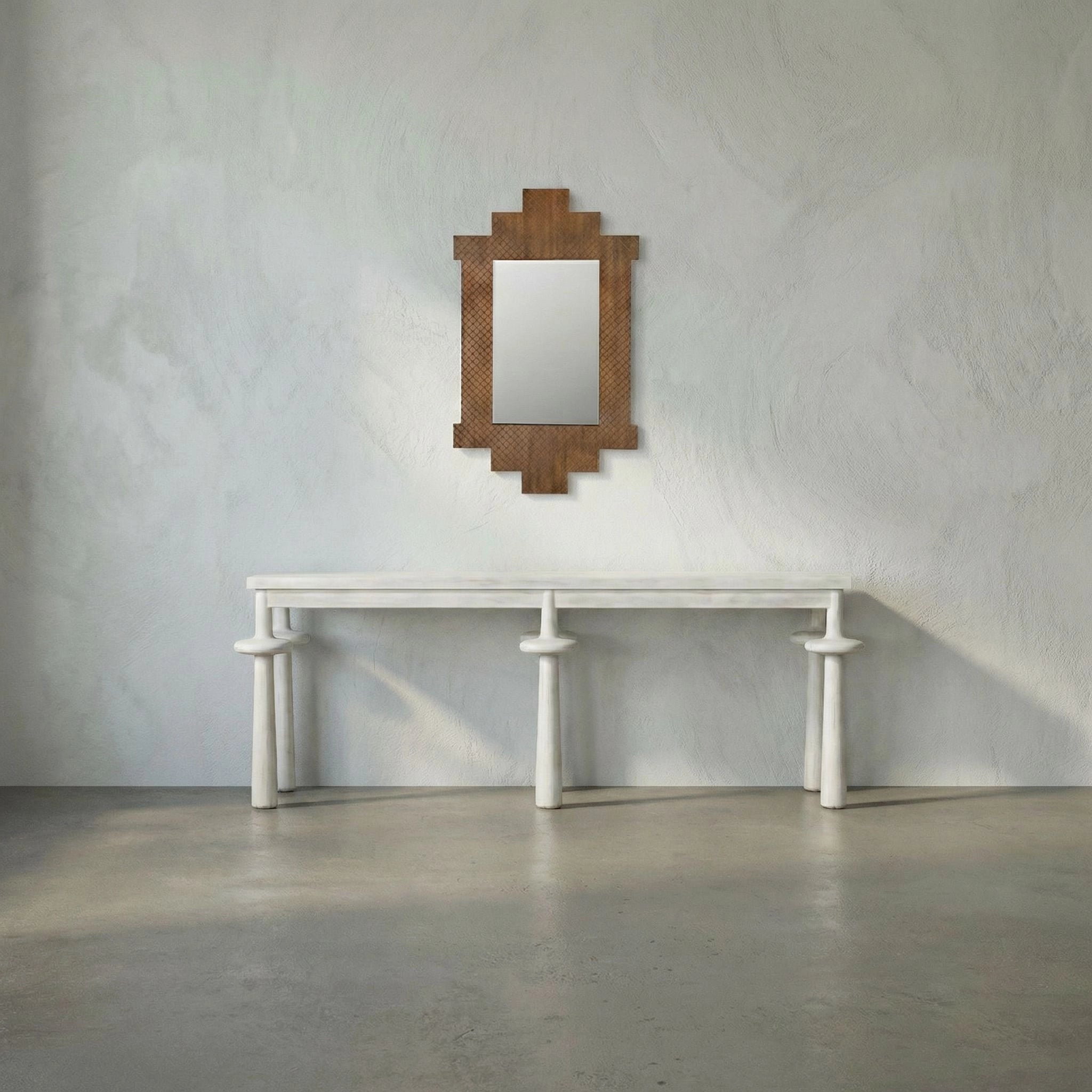Ludwig Mirror In Clear Coat Flat By Noir Eg 29T 6