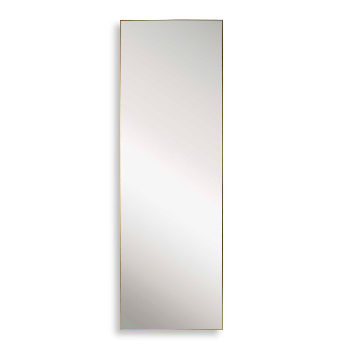 20 x 60 inch rectangular thin gold frame full length mirror