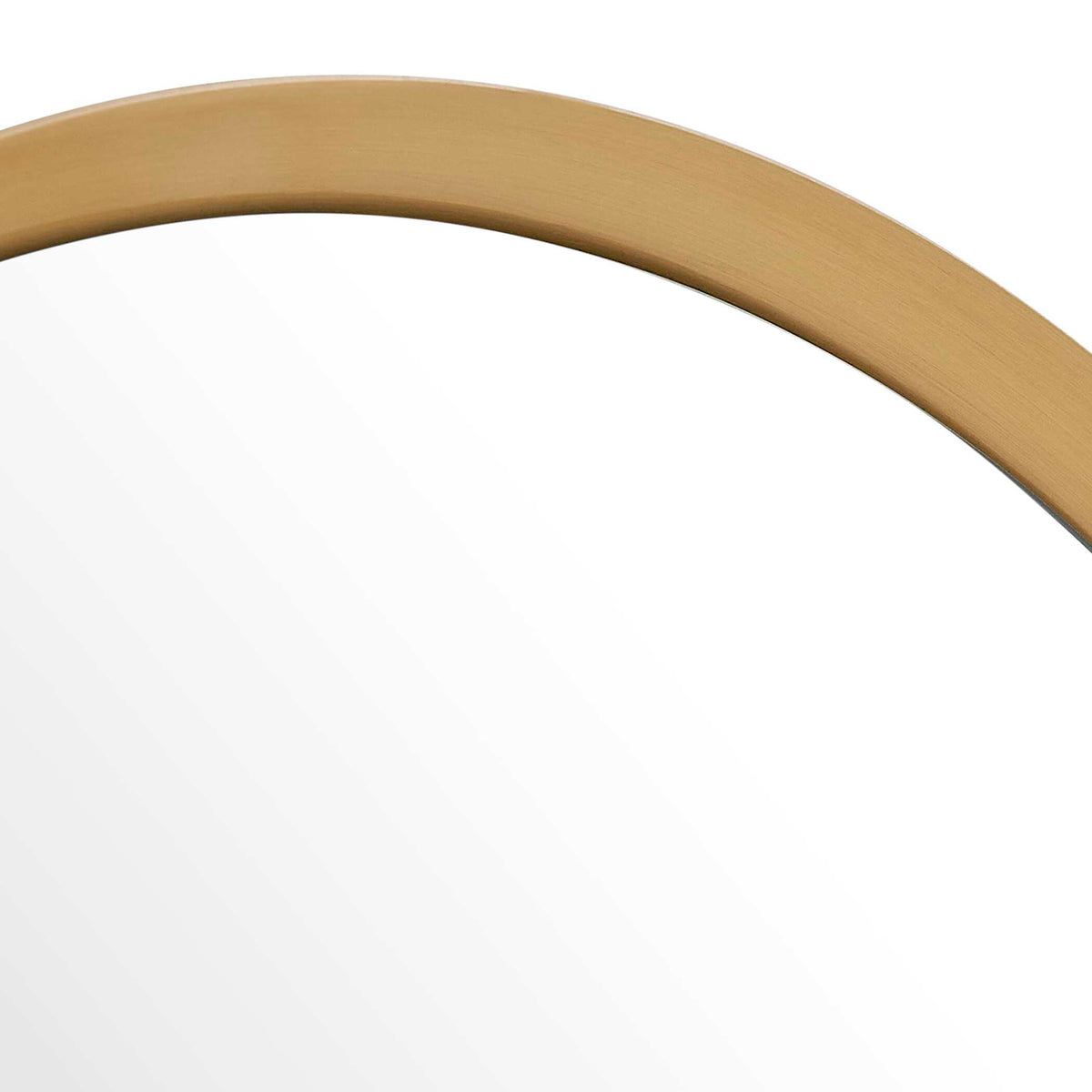 Organic Modern and Art Deco entryway mirror with a sleek contemporary frame