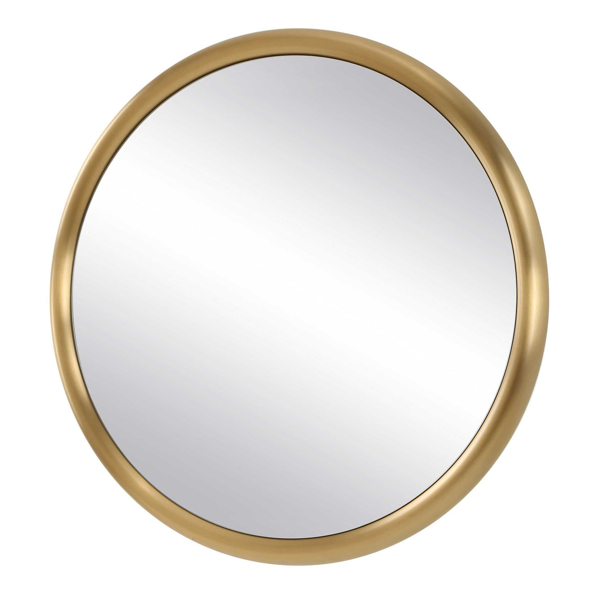 Round brass mirror dimensions, 35 inch wide, 35 inch high, 2 inch deep