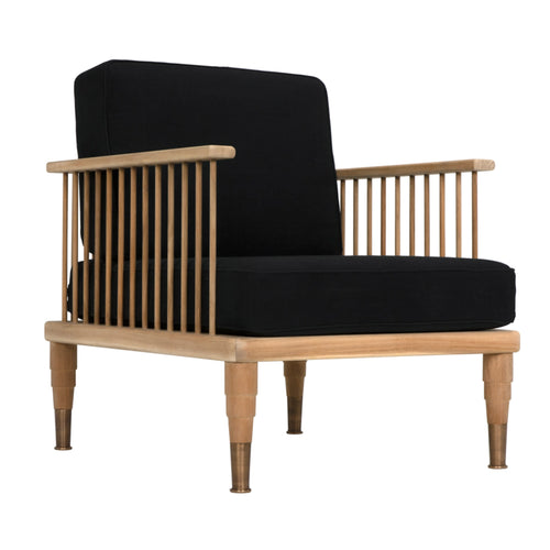 Murphy Chair in Clear Coat Flat by Noir (SOF328T)