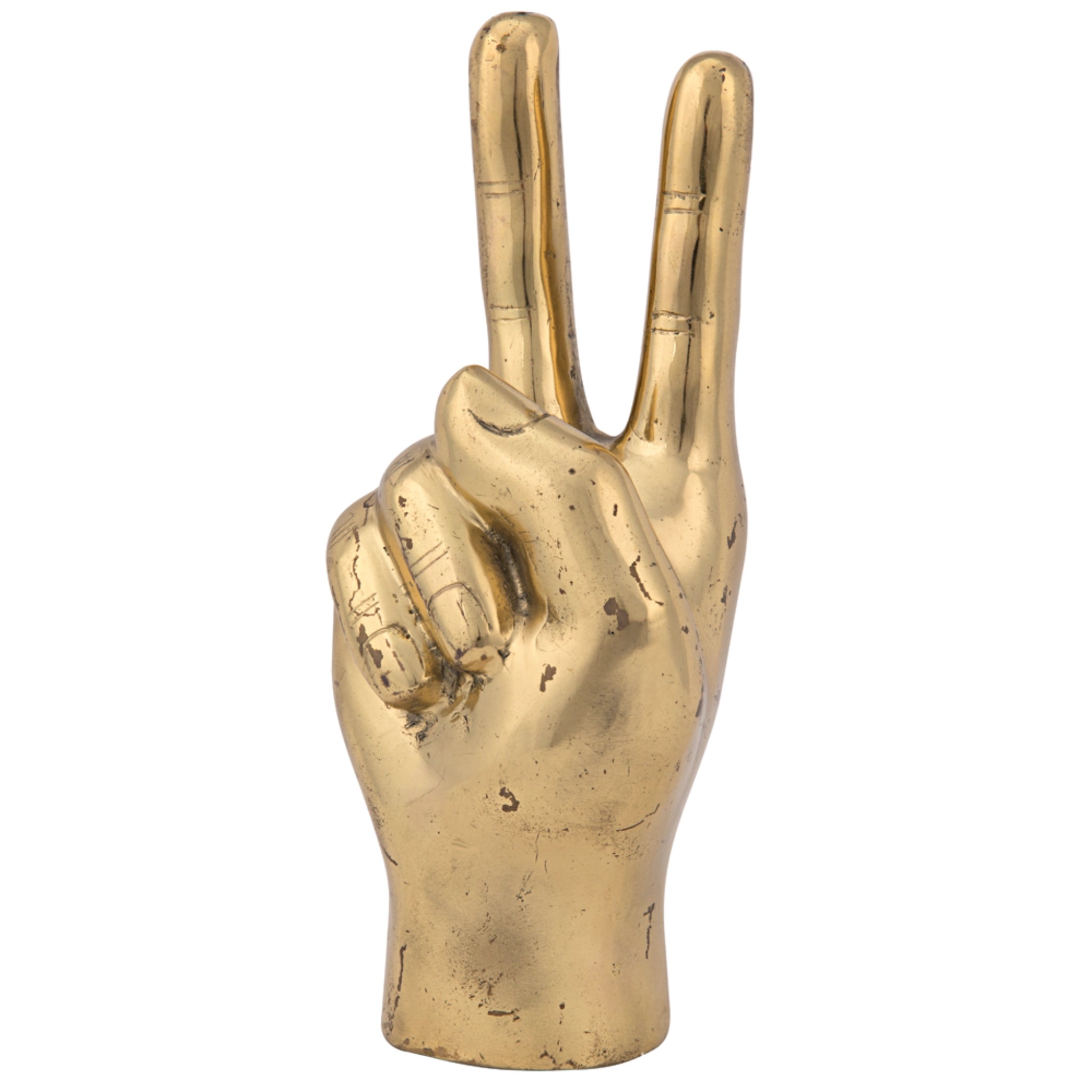 Peace Sign In Antique Brass By Noir Ab 1Br 4