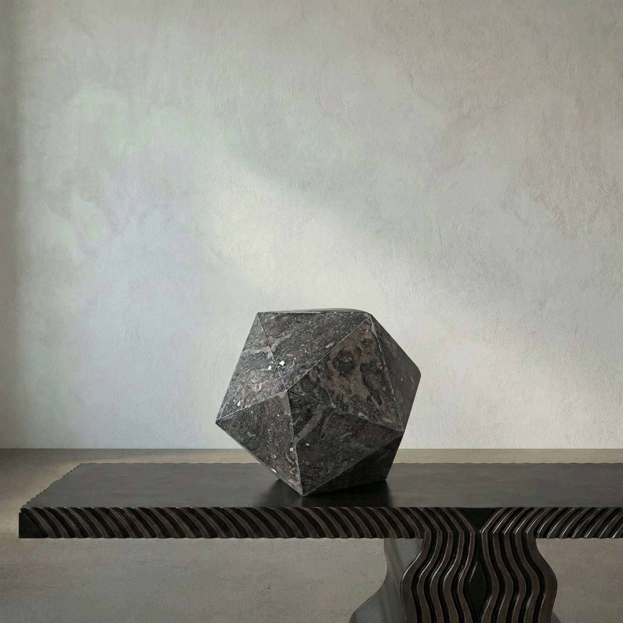 置物 Postmodern design object Polyhedron Object by Noir (AM-81BM)