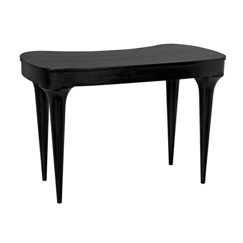 Rennie Desk in Hand Rubbed Black by Noir (GDES198HB)