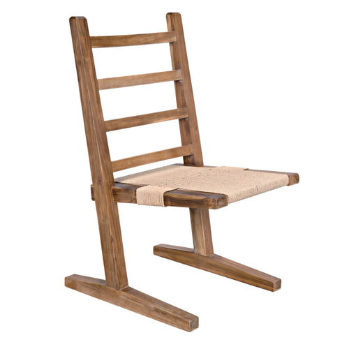 Salam Chair in Clear Coat Flat by Noir (AE-247T)