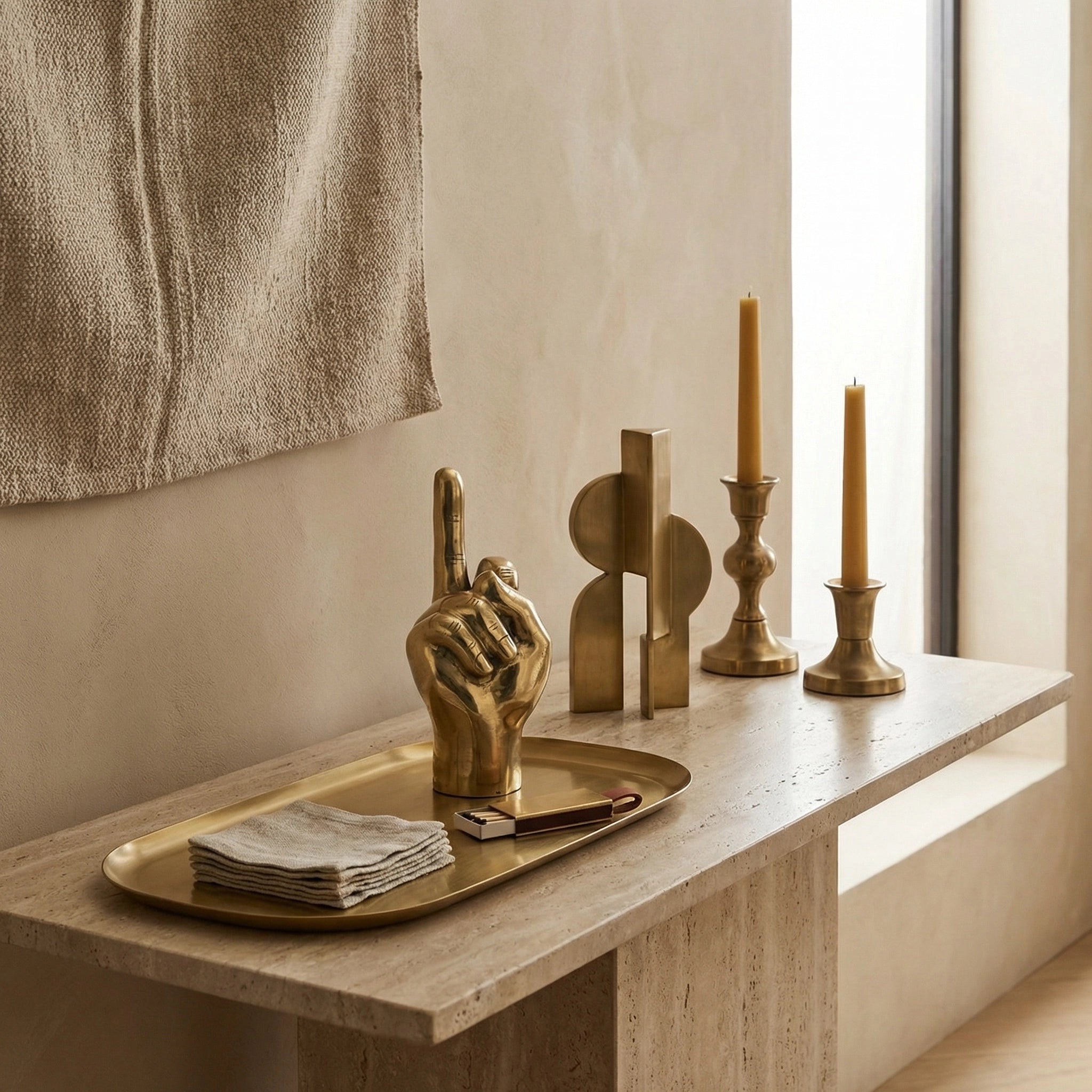 The Finger In Antique Brass By Noir Ab 1A Br 2