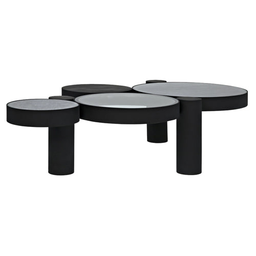 Trypo Coffee Table in Matte Black by Noir (GTAB1049MTB)