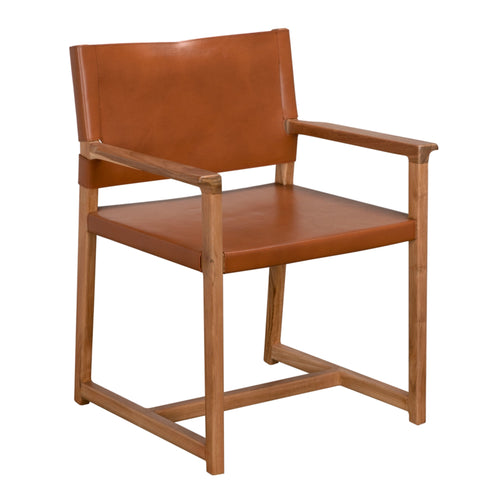 Xavier Chair in Clear Coat Flat by Noir (AE-350BT)