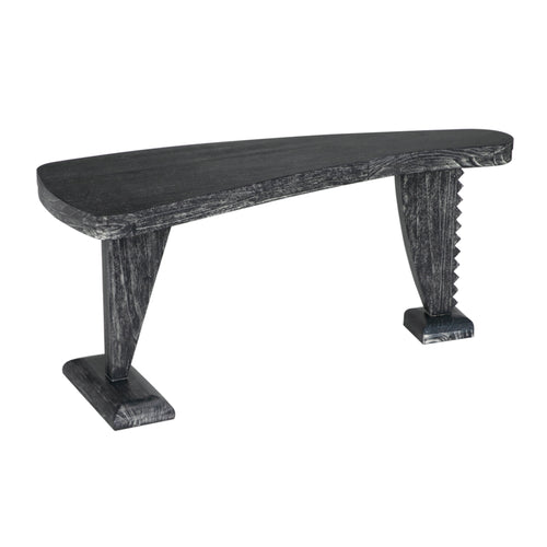 Zigmund Desk in Cinder Black by Noir (GDES201CB)