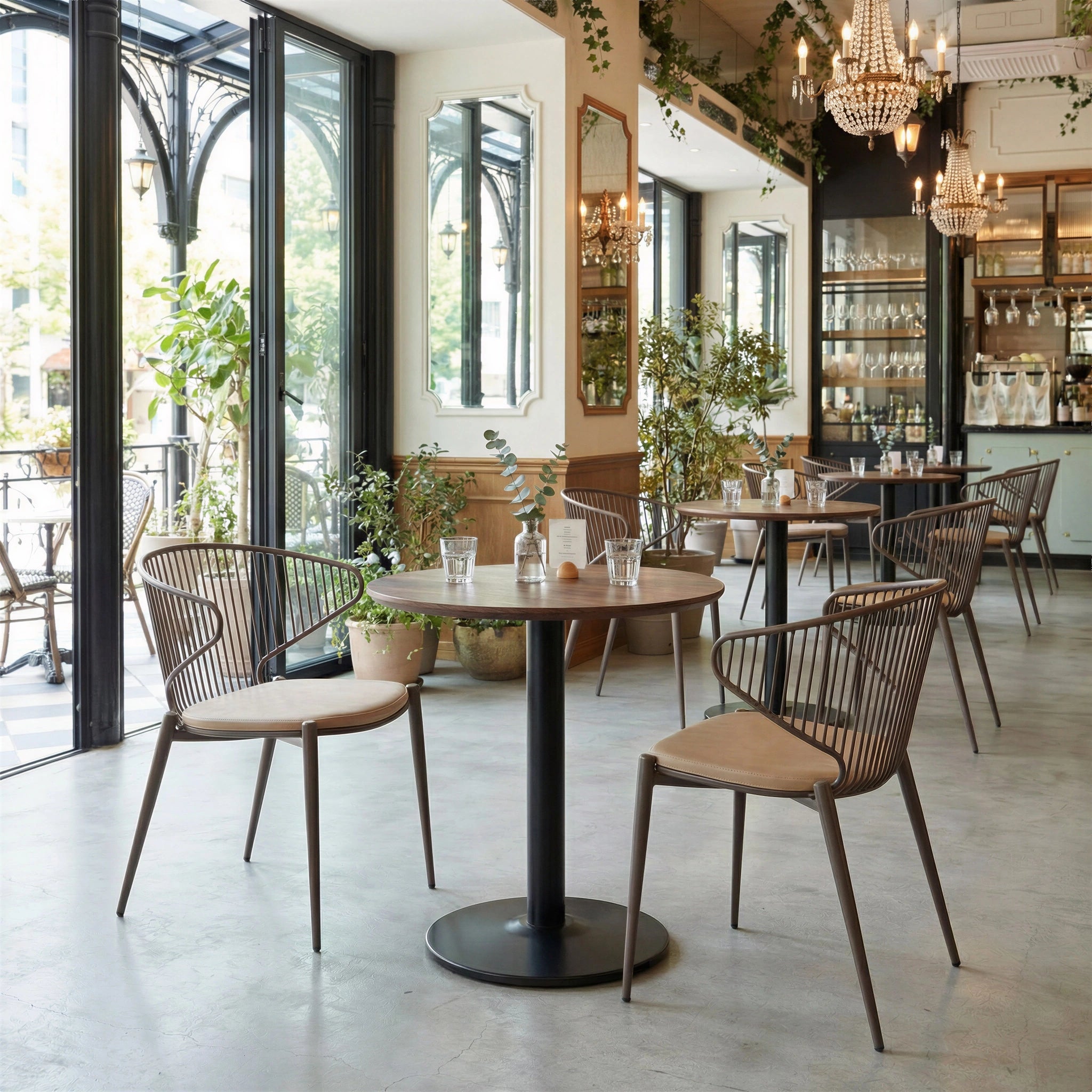 Alto Bistro Table Brown & Black image 15