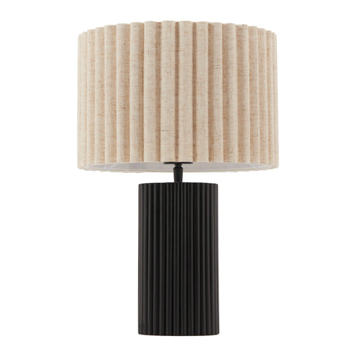 Beige and Black Modern Table Lamp